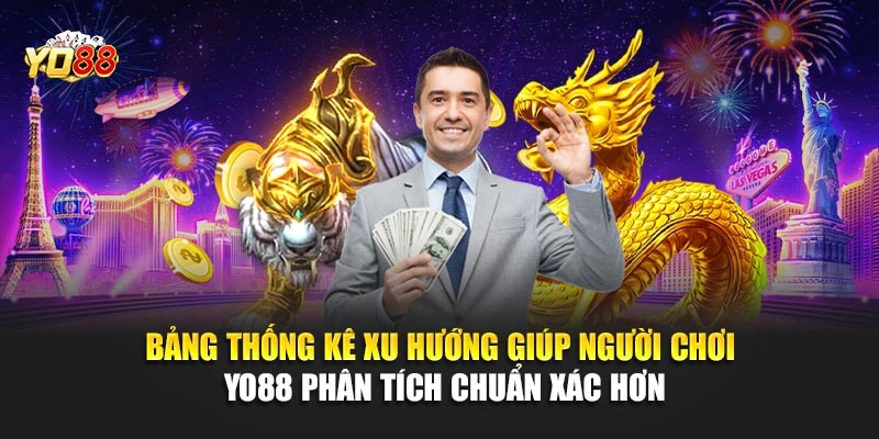 Bảng thống kê xu hướng giúp người chơi YO88 phân tích chuẩn xác hơn